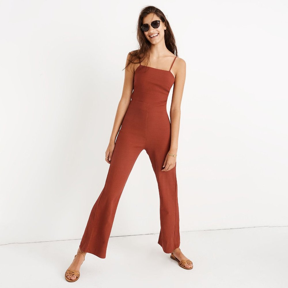 Paloma Wool Ava Backless Jumpsuit // Size: 40 (aka Medium) // Color: Wine